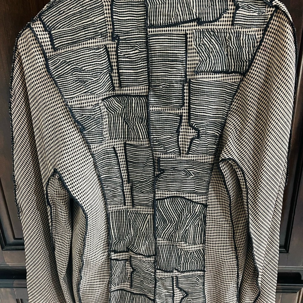 Vintage Deborah Cross Patchwork Jacket Wearable A… - image 4